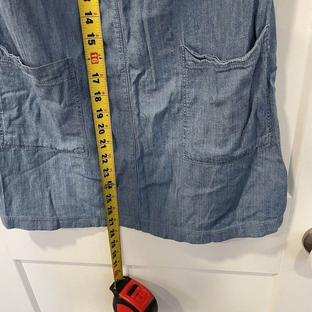 Hollister Denim Mini Dress - Size M Womens - Picture 8 of 10
